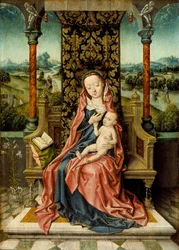 Madone et enfant en majesté